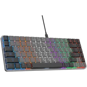 Клавиатура GamePro MK140R Red Swich Low Profile Dark Gray UA