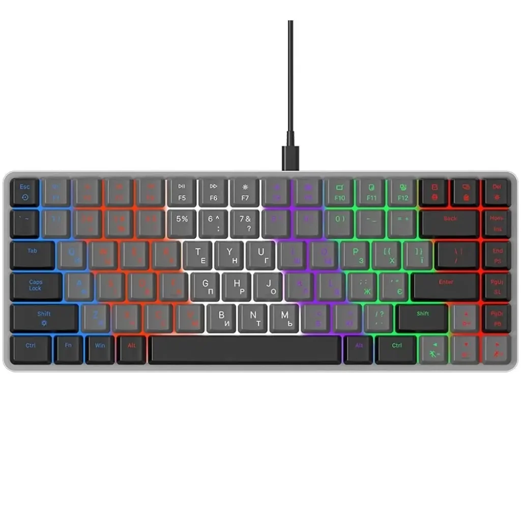 Клавиатура GamePro MK140R Red Swich Low Profile Dark Gray UA