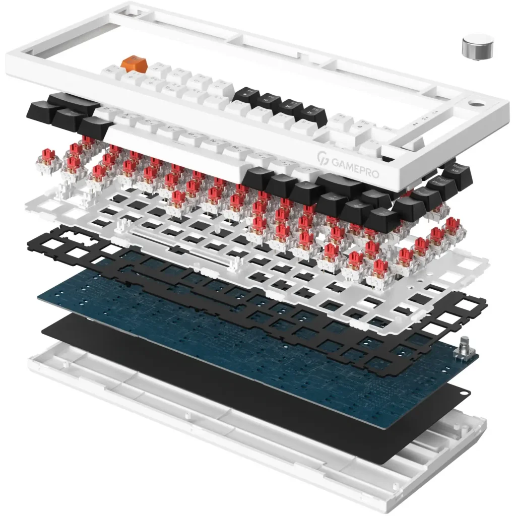 Клавіатура GamePro MK160B (Red) с Hot-Swap RGB Black UA