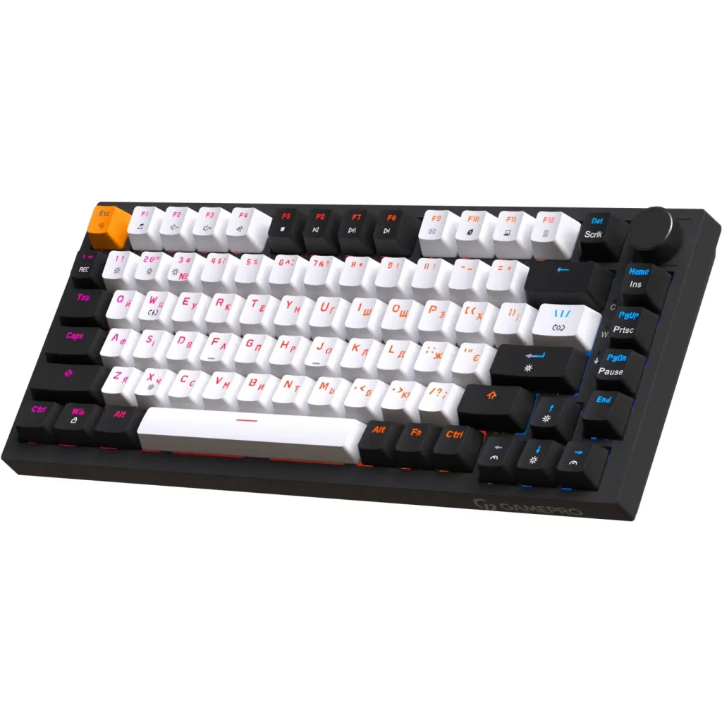 Клавіатура GamePro MK160B (Red) с Hot-Swap RGB Black UA