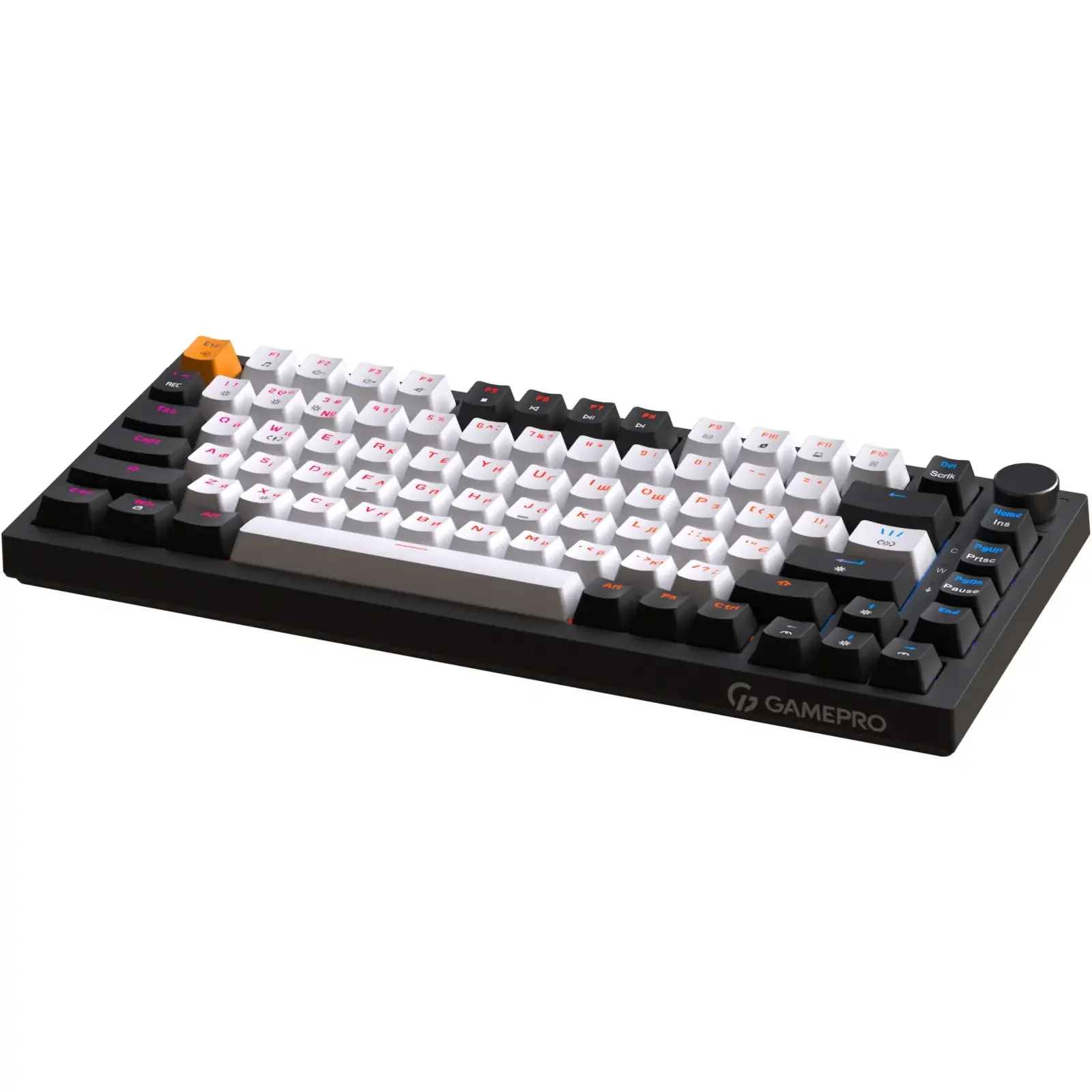 Клавіатура GamePro MK160B (Red) с Hot-Swap RGB Black UA
