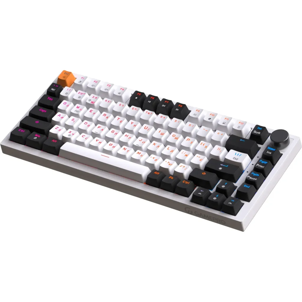 Клавіатура GamePro MK160W (Red) с Hot-Swap RGB White UA