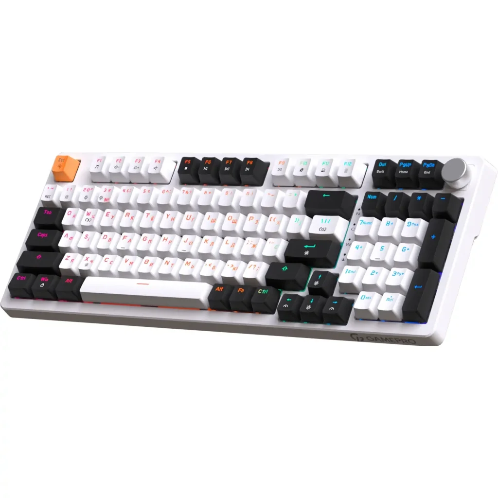 Клавіатура GamePro MK170W (Red) с Hot-Swap RGB White UA