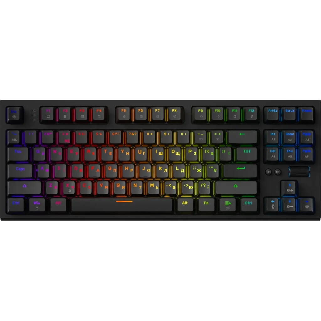 Клавиатура GamePro MK180B Red с Hot-Swap RGB Black UA