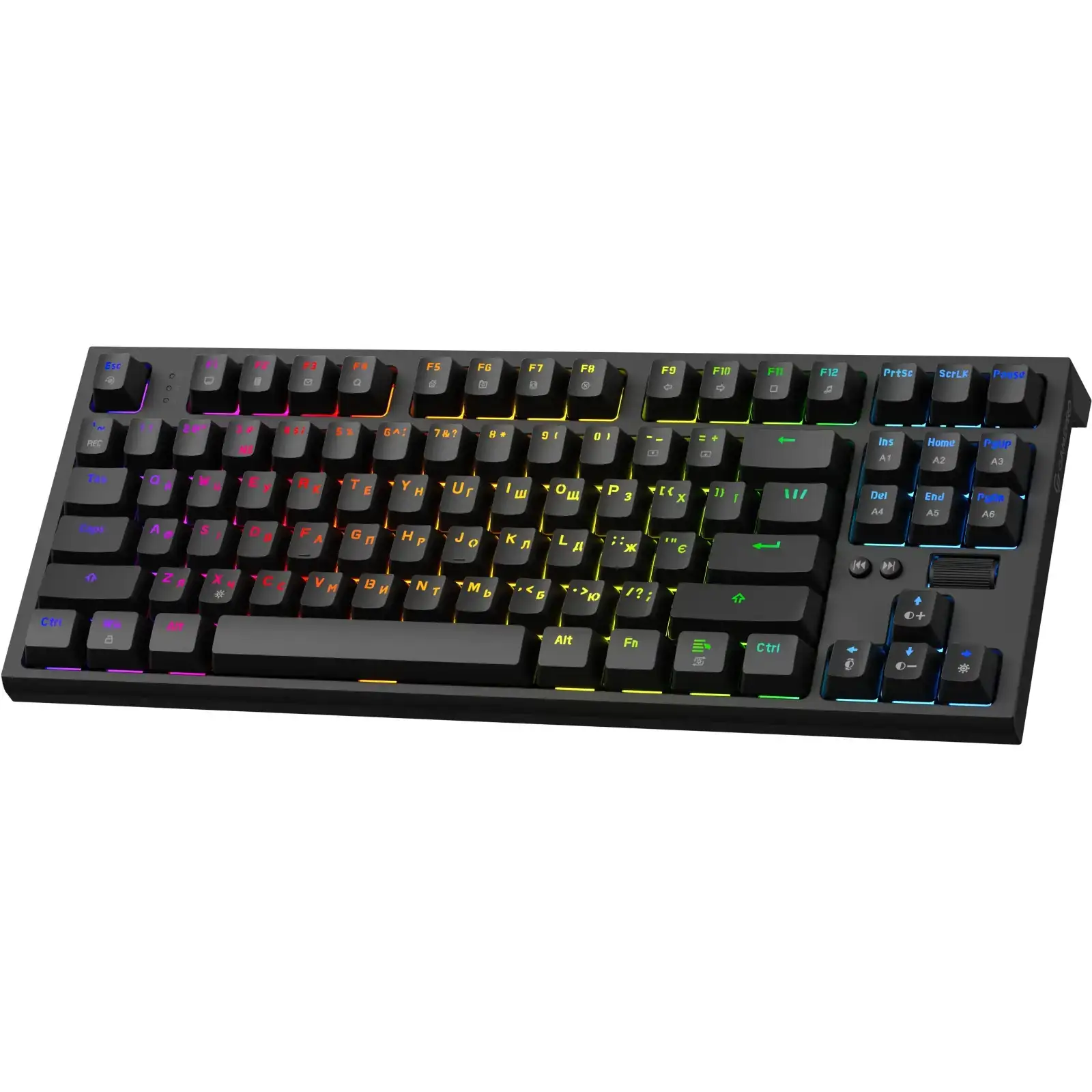 Клавіатура GamePro MK180B Red з Hot-Swap RGB Black UA