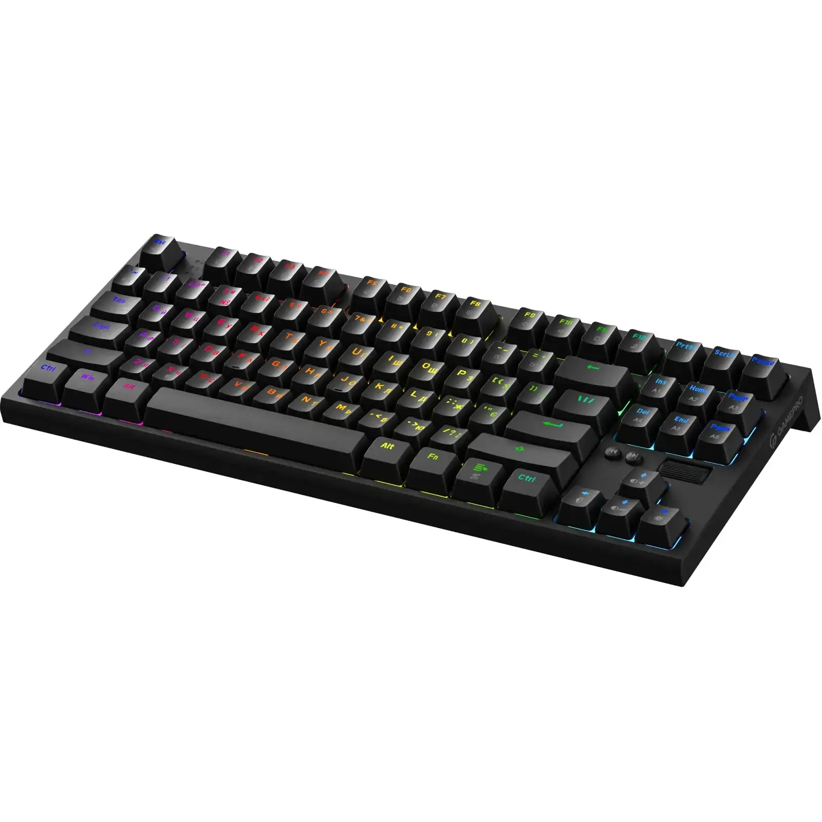 Клавіатура GamePro MK180B Red з Hot-Swap RGB Black UA