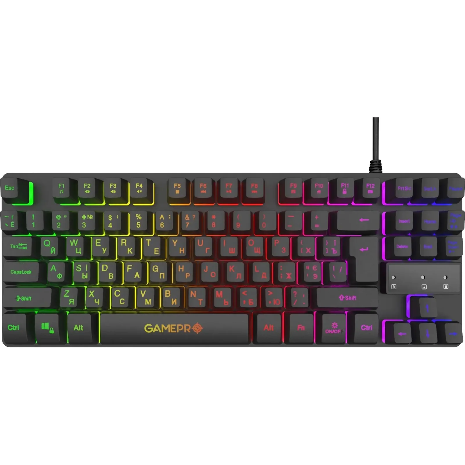 Клавиатура GamePro Nitro GK537 Black UA