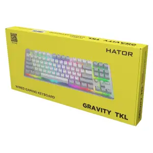 Клавиатура Hator Gravity TKL Orange White (HTK561UA) UA