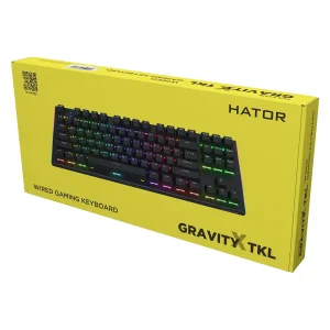 Клавіатура Hator Gravity X TKL Orange Black (HTK550UA) UA
