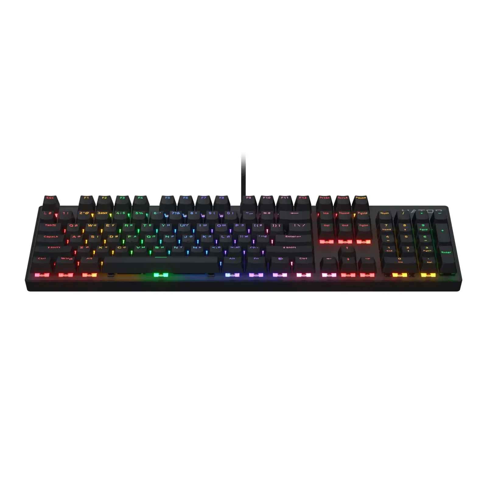 Клавіатура Hator Icefall Mecha Rainbow Black (HTK104UA) UA