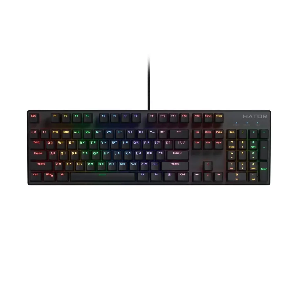 Клавиатура Hator Icefall Mecha Rainbow Black (HTK104UA) UA
