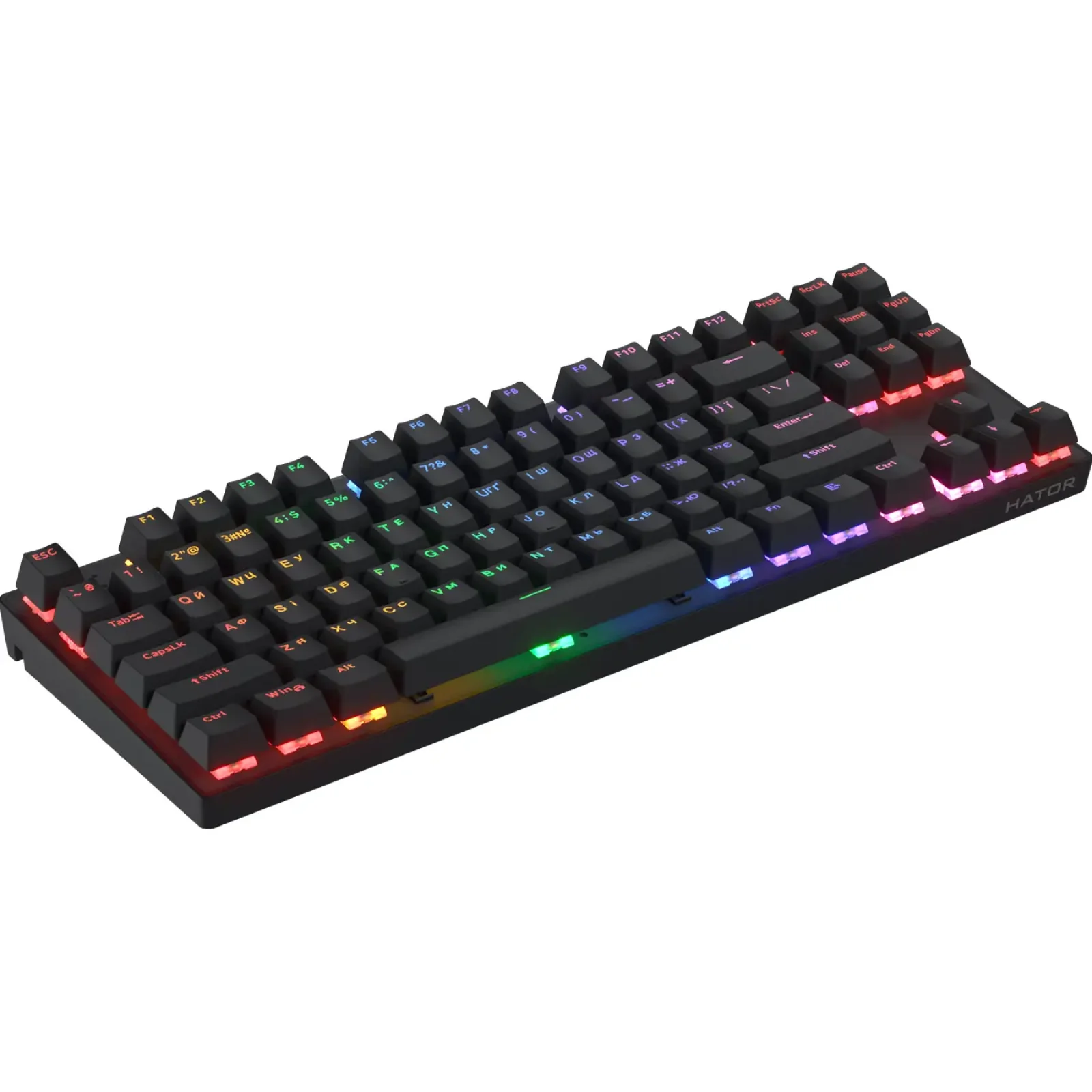 Клавіатура Hator Icefall Mecha TKL Wireless Rainbow Black (HTK287UA) UA