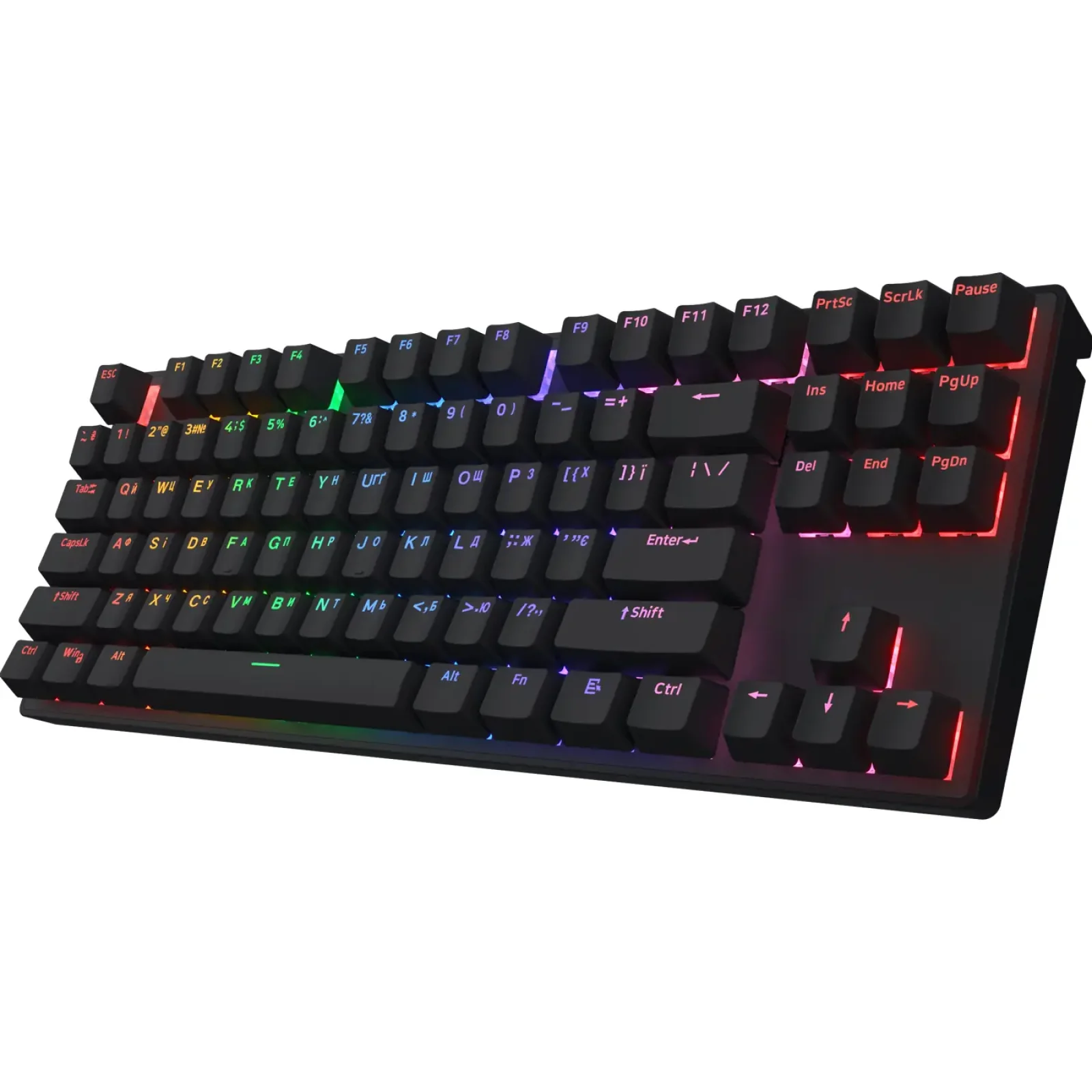 Клавіатура Hator Icefall Mecha TKL Wireless Rainbow Black (HTK287UA) UA