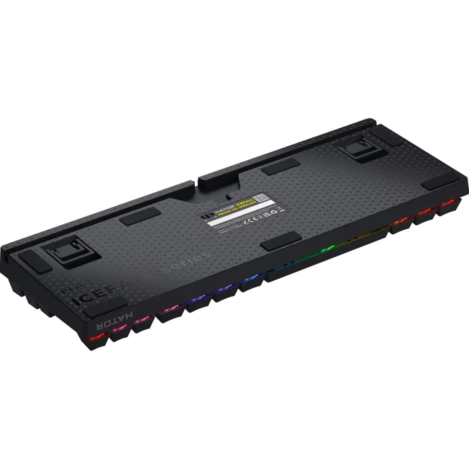 Клавіатура Hator Icefall Mecha TKL Wireless Rainbow Black (HTK287UA) UA