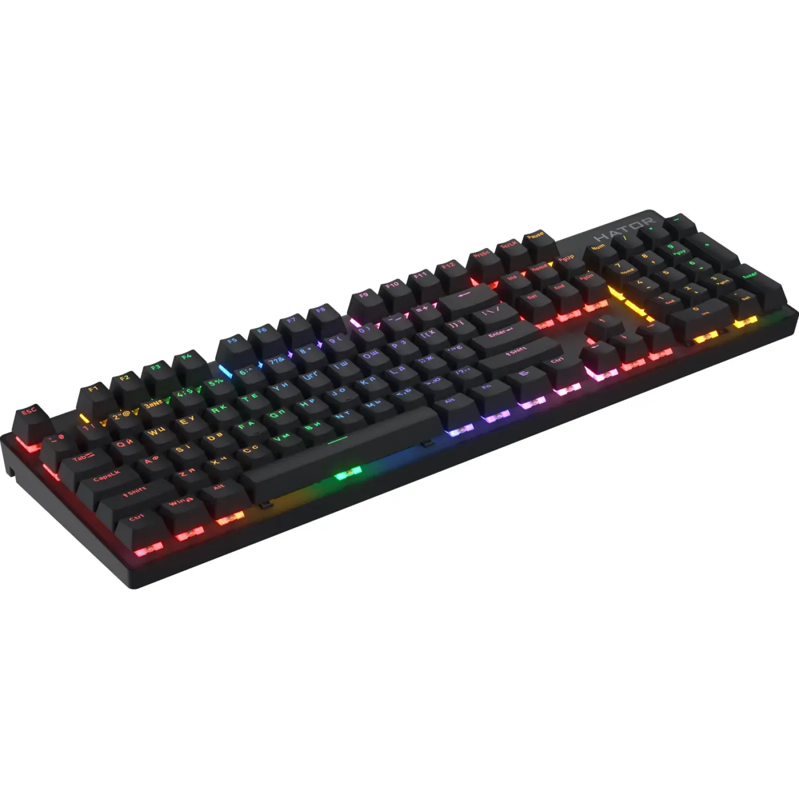 Клавіатура Hator Icefall Mecha Wireless Rainbow Black (HTK204UA) UA