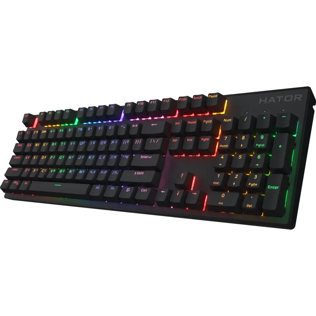 Клавіатура Hator Icefall Mecha Wireless Rainbow Black (HTK204UA) UA