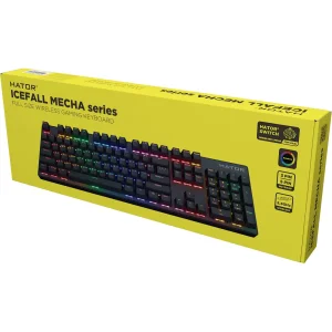 Клавіатура Hator Icefall Mecha Wireless Rainbow Black (HTK204UA) UA