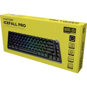 Клавіатура Hator Icefall PRO Wireless, TFT display Black (HTK450UA) UA