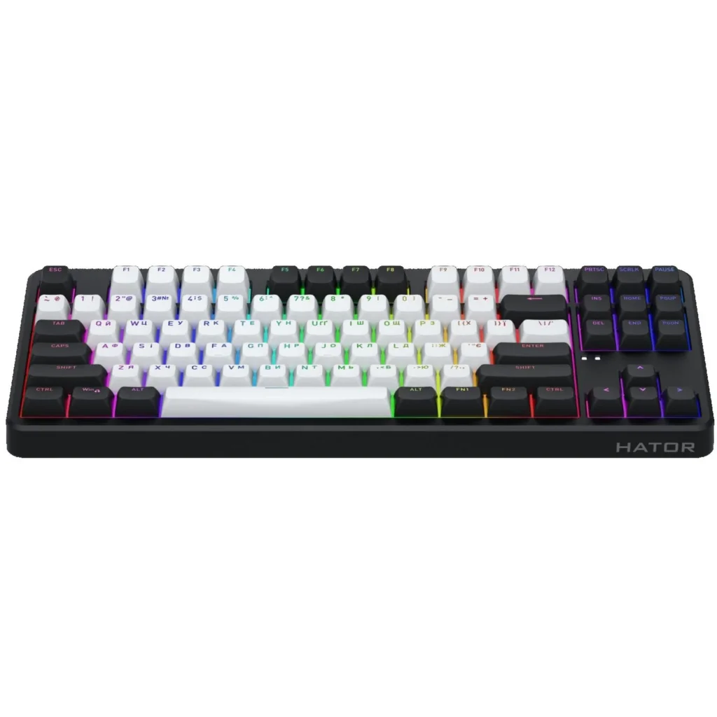 Клавиатура Hator Rockfall 3 Mecha TKL Wireless Orange Black (HTK850UA) UA