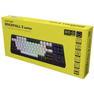 Клавиатура Hator Rockfall 3 Mecha TKL Wireless Orange Black (HTK850UA) UA