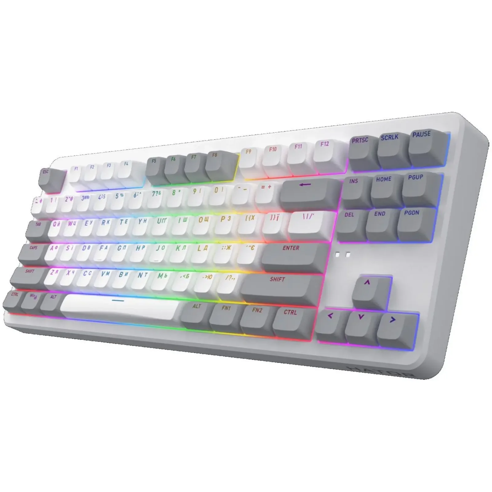 Клавиатура Hator Rockfall 3 Mecha TKL Wireless Orange White (HTK851UA) UA