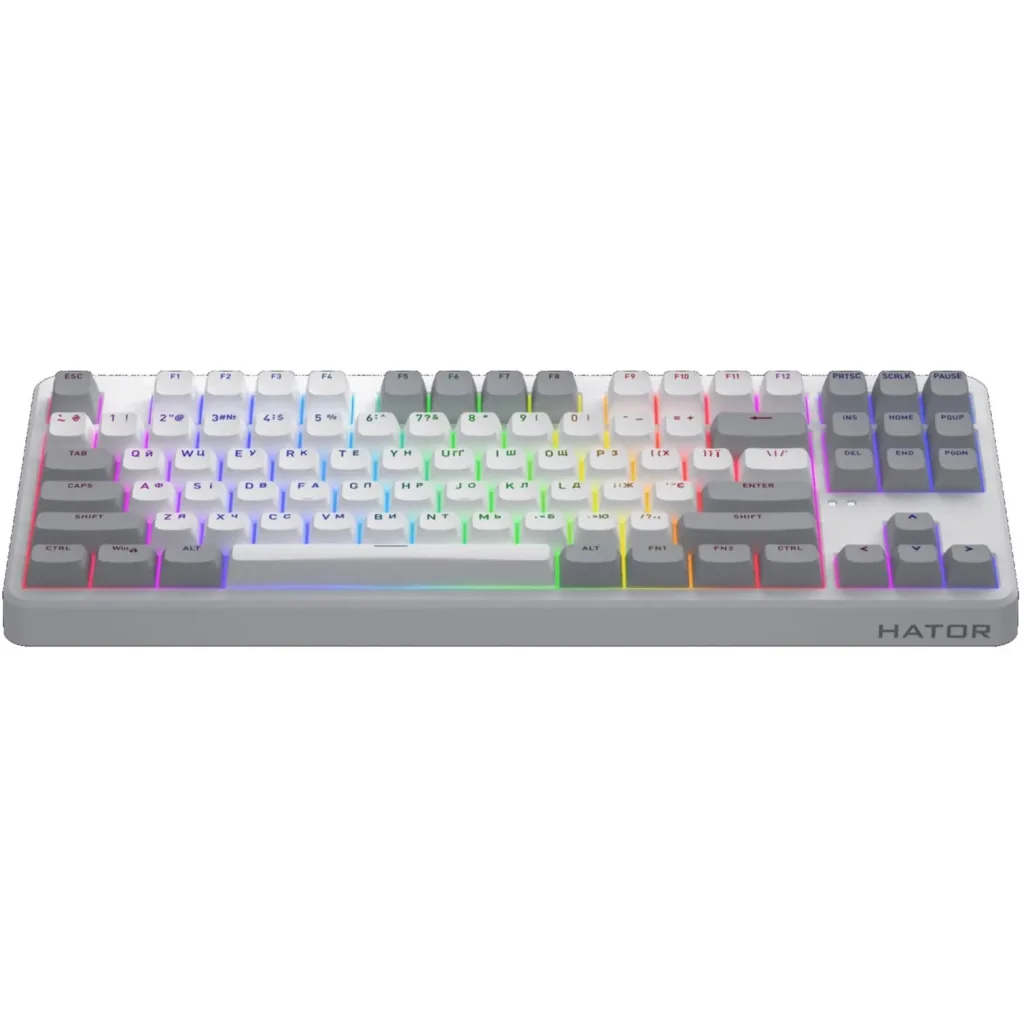 Клавіатура Hator Rockfall 3 Mecha TKL Wireless Orange White (HTK851UA) UA