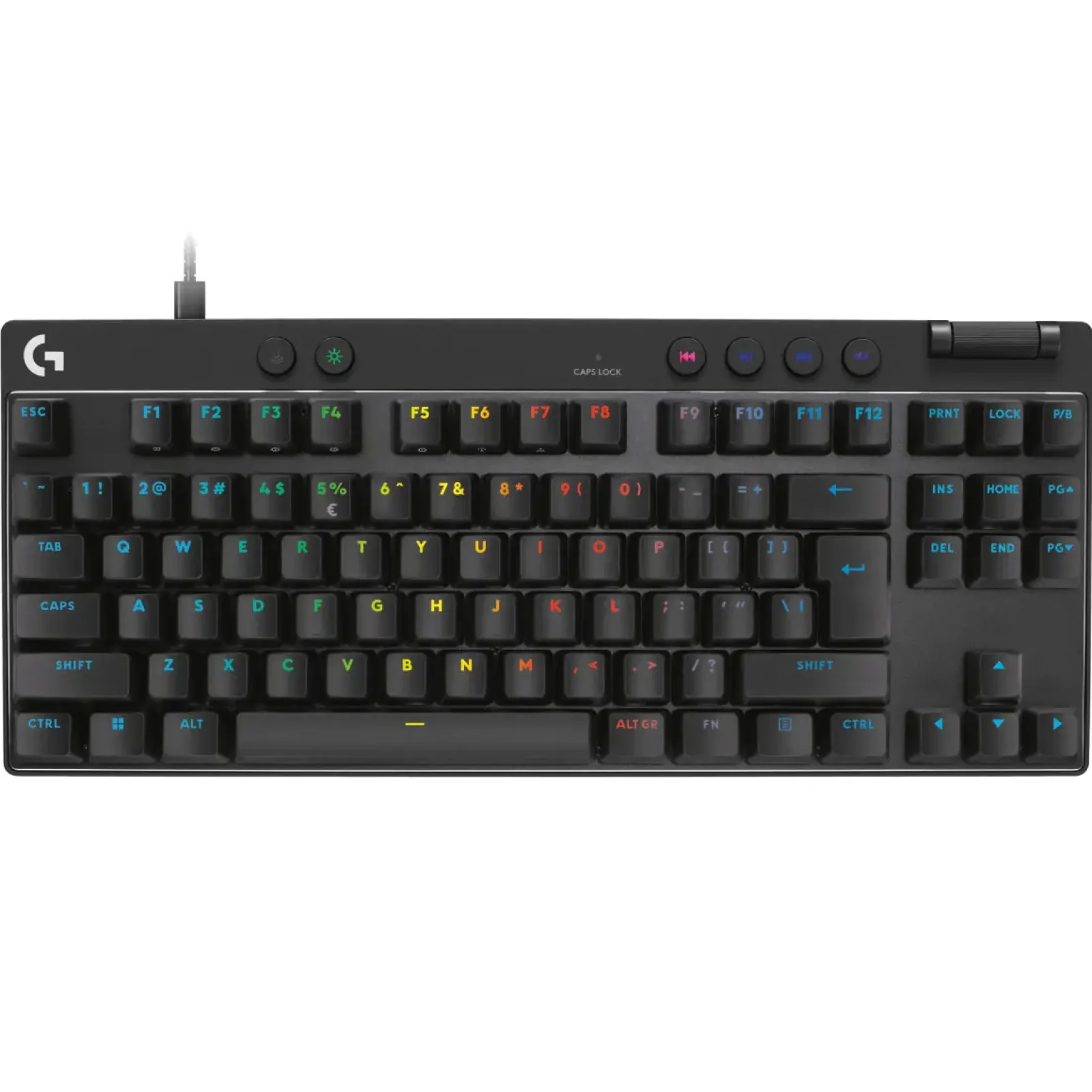 Клавiатура Logitech G PRO X TKL Rapid Black (920-013233) UA