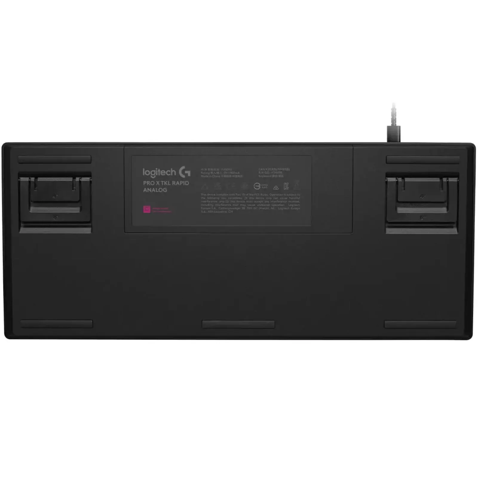 Клавiатура Logitech G PRO X TKL Rapid Black (920-013233) UA