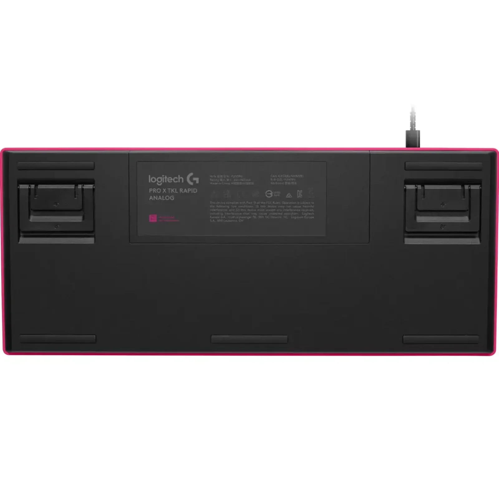 Клавiатура Logitech G PRO X TKL Rapid Magenta (920-013253) UA