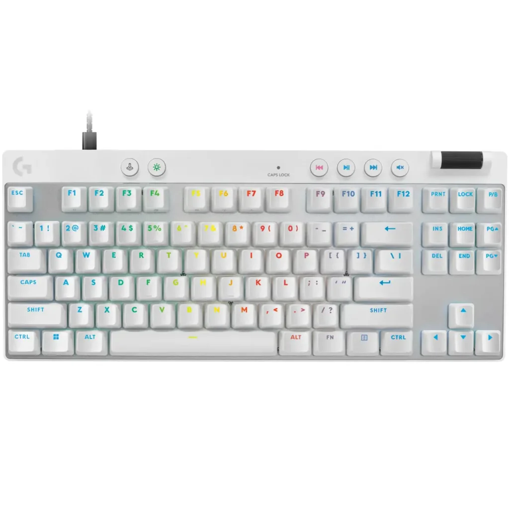 Клавиатура Logitech G PRO X TKL Rapid White (920-013242) UA