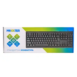 Клавиатура Maxxter KB-112-U Black USB UA