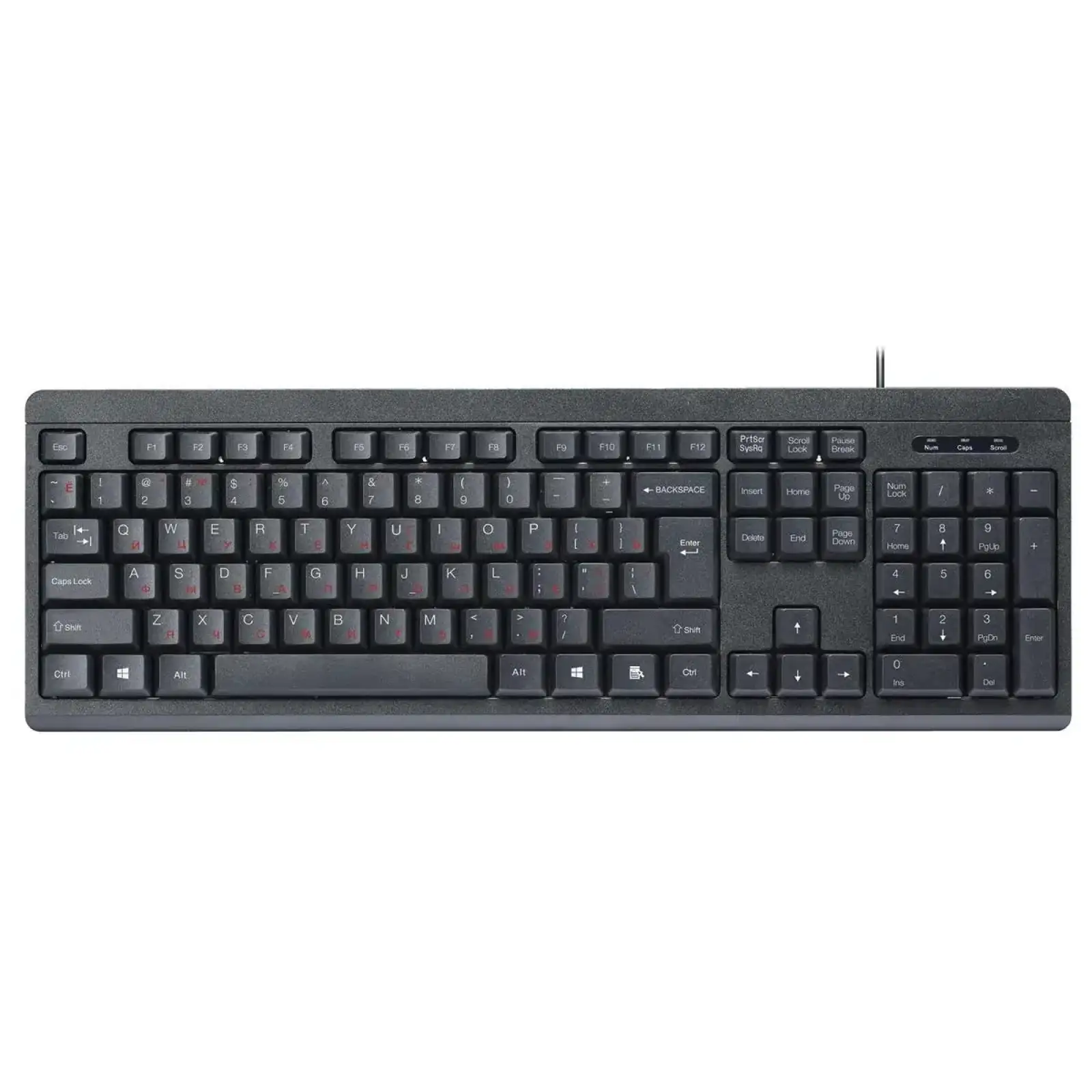 Клавиатура Maxxter KB-112-U Black USB UA