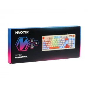 Клавиатура Maxxter KBG-3C01-UA White UA