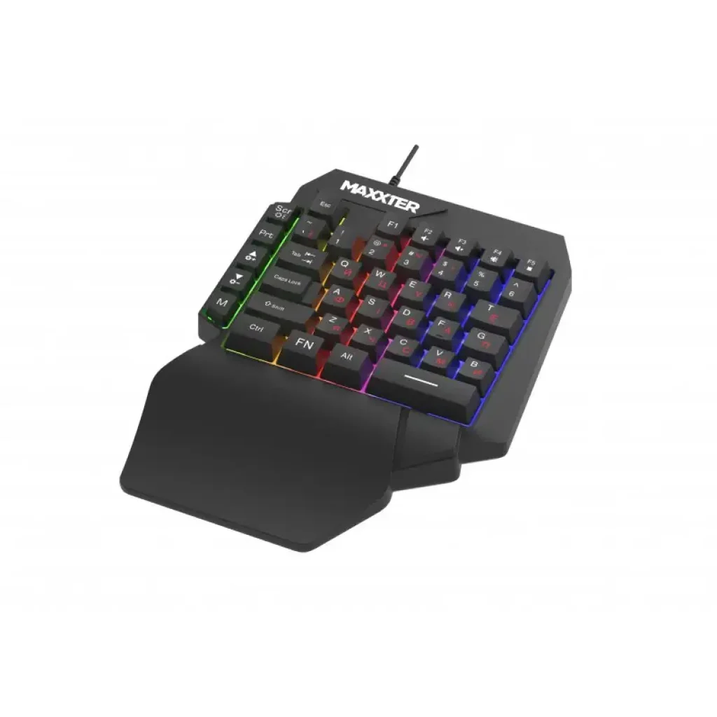 Клавiатура Maxxter KBG-OH-01B-UA Black UA