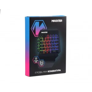 Клавiатура Maxxter KBG-OH-01B-UA Black UA