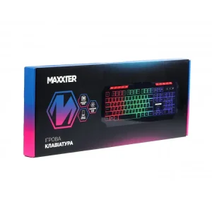 Клавiатура Maxxter KBG-UML-02B-UA Black UA