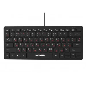 Клавiатура Maxxter KBM-C01B-UA Black UA