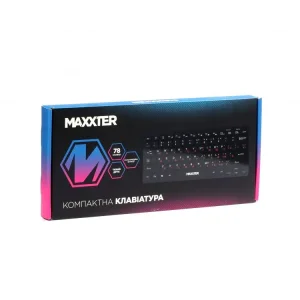 Клавiатура Maxxter KBM-C01B-UA Black UA