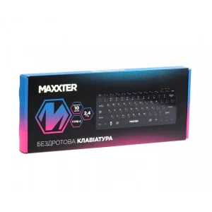 Клавиатура Maxxter KBW-C01B-UA Black UA