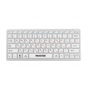 Клавiатура Maxxter KBW-C01S-UA Silver UA