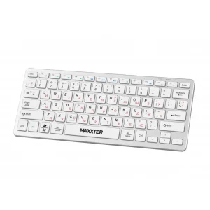 Клавиатура Maxxter KBW-C01S-UA Silver UA