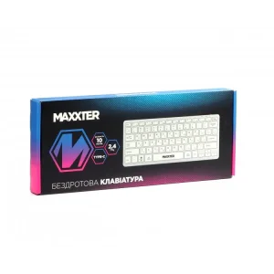 Клавиатура Maxxter KBW-C01S-UA Silver UA
