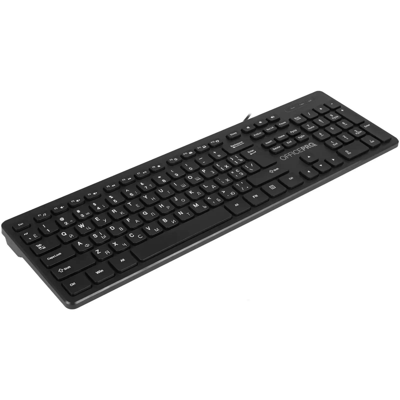 Клавіатура OfficePro SK276 Black UA
