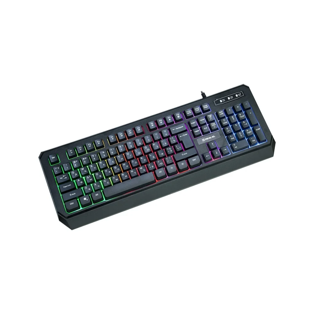Клавиатура REAL-EL Comfort 7001 Black USB, EL123100035 UA