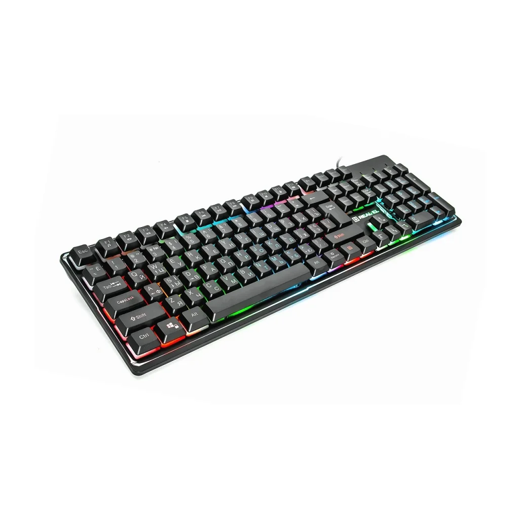 Клавиатура REAL-EL Comfort 7011 Backlit Black USB, EL123100043 UA