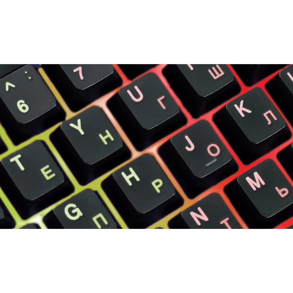 Клавиатура REAL-EL Comfort 7011 Backlit Black USB, EL123100043 UA