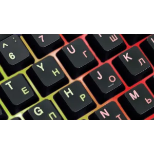 Клавиатура REAL-EL Comfort 7011 Backlit Black USB, EL123100043 UA