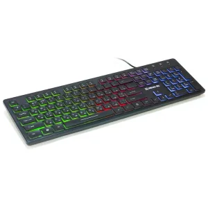 Клавиатура REAL-EL Comfort 7070 Ukr Black, EL123100018 UA
