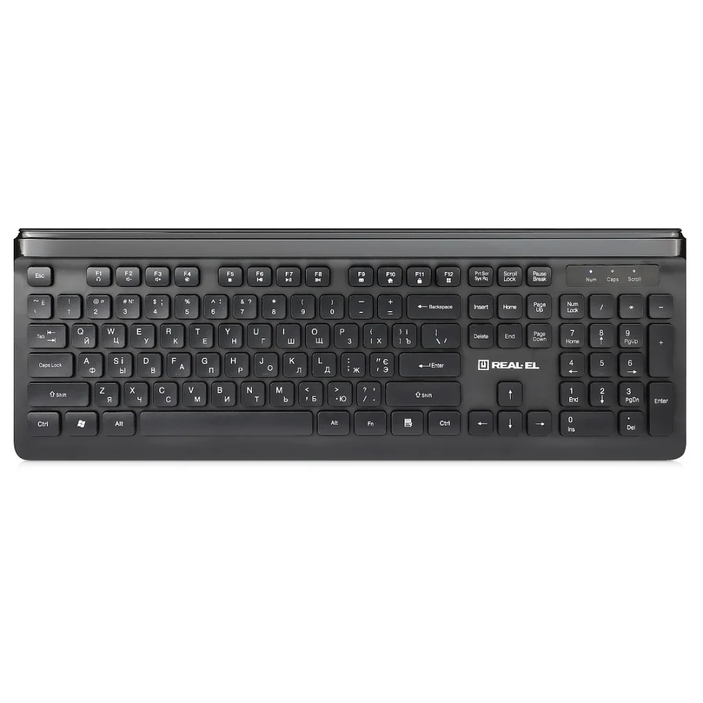 Клавиатура REAL-EL Comfort 7085 Black USB, EL123100032 UA