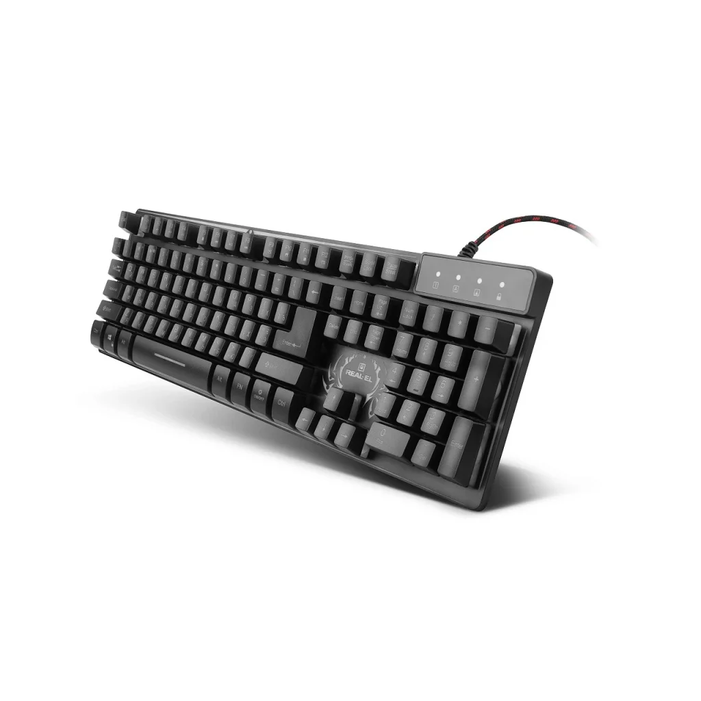 Клавіатура REAL-EL Comfort 7090 Backlit Black (EL123100031) UA